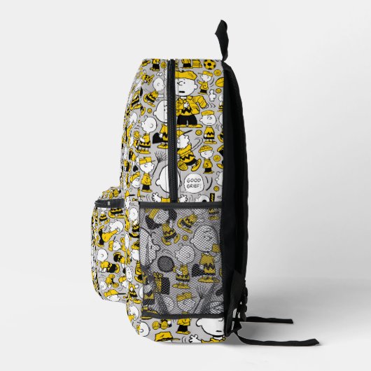 Ich bin Charlie Brown Pattern Bedruckter Rucksack (Rechts)