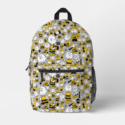 Ich bin Charlie Brown Pattern Bedruckter Rucksack (Vorderseite)