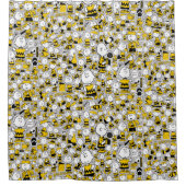 Ich bin Charlie Brown Pattern Duschvorhang (Vorderseite)