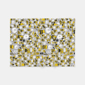 Ich bin Charlie Brown Pattern Fleecedecke (Vorderseite (Horizontal))