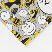 Ich bin Charlie Brown Pattern Fleecedecke (Ecke)