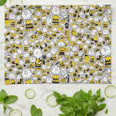 Ich bin Charlie Brown Pattern Geschirrtuch (Gefaltet)