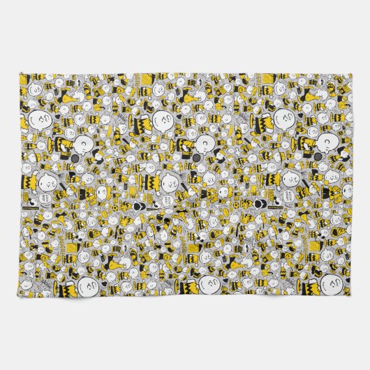 Ich bin Charlie Brown Pattern Geschirrtuch (Horizontal)