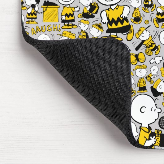 Ich bin Charlie Brown Pattern Mousepad (Ecke)