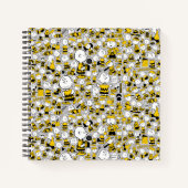 Ich bin Charlie Brown Pattern Notizblock (Vorderseite)