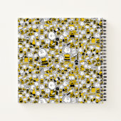 Ich bin Charlie Brown Pattern Notizblock (Rückseite)