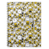 Ich bin Charlie Brown Pattern Notizblock (Vorderseite)