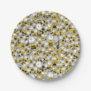 Ich bin Charlie Brown Pattern Pappteller
