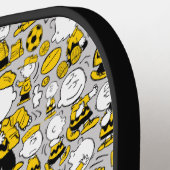 Ich bin Charlie Brown Pattern Pickleball Schläger (Linke Seite)