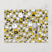 Ich bin Charlie Brown Pattern Postkarte (Vorderseite)