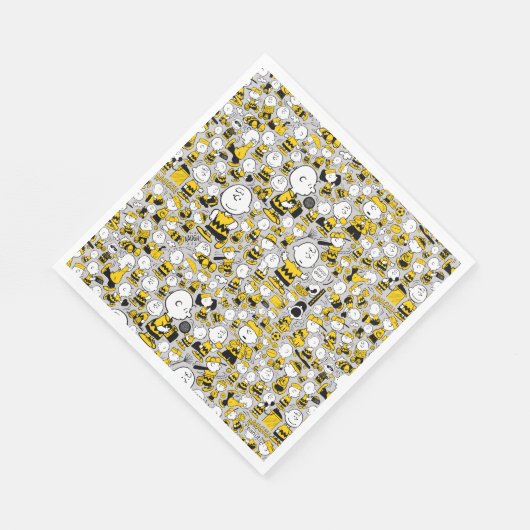 Ich bin Charlie Brown Pattern Serviette (Ecke)