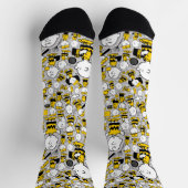 Ich bin Charlie Brown Pattern Socken (Oben)