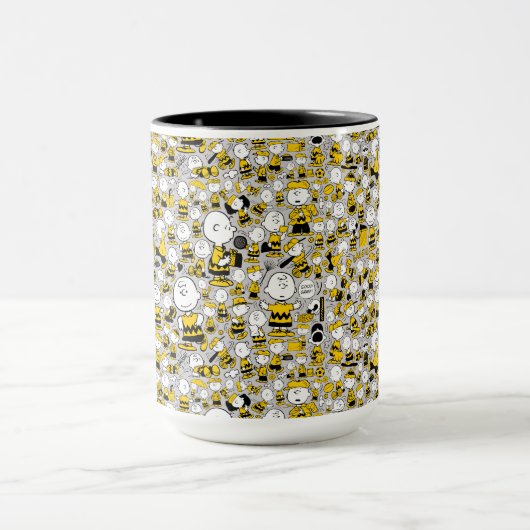 Ich bin Charlie Brown Pattern Tasse (Zentrum)