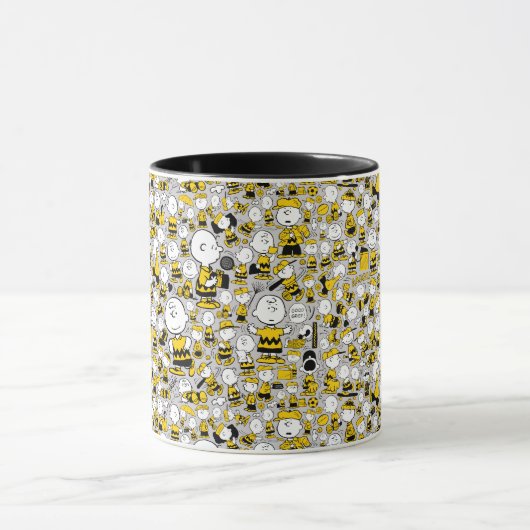 Ich bin Charlie Brown Pattern Tasse (Zentrum)