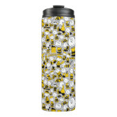 Ich bin Charlie Brown Pattern Thermosbecher (Vorderseite)