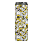 Ich bin Charlie Brown Pattern Thermosbecher (Rückseite)