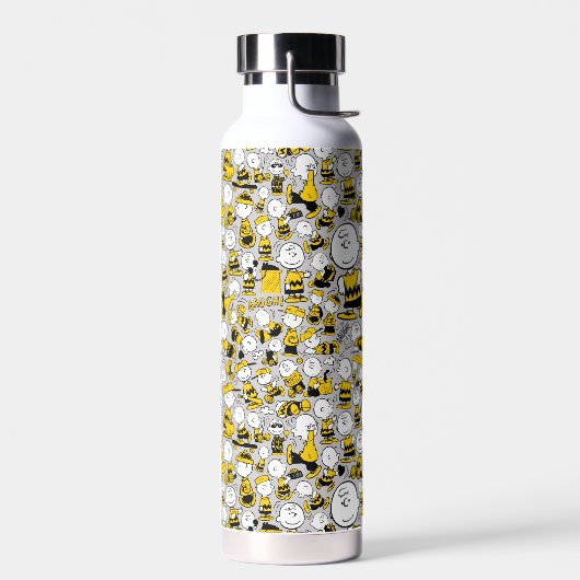 Ich bin Charlie Brown Pattern Trinkflasche (Links)