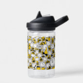 Ich bin Charlie Brown Pattern Trinkflasche (Links)