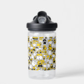 Ich bin Charlie Brown Pattern Trinkflasche (Vorne)