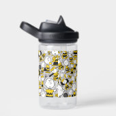 Ich bin Charlie Brown Pattern Trinkflasche (rechts)