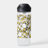 Ich bin Charlie Brown Pattern Trinkflasche (Rückseite)