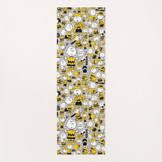 Ich bin Charlie Brown Pattern Yogamatte (Vorderseite)