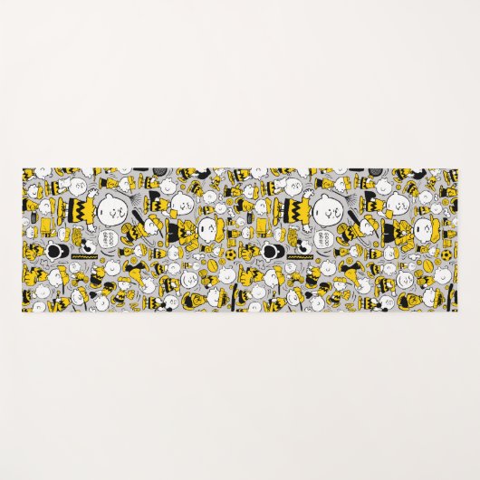 Ich bin Charlie Brown Pattern Yogamatte (Vorderseite (Horizontal))