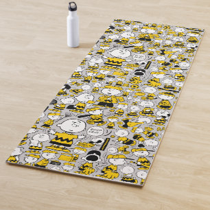 Ich bin Charlie Brown Pattern Yogamatte