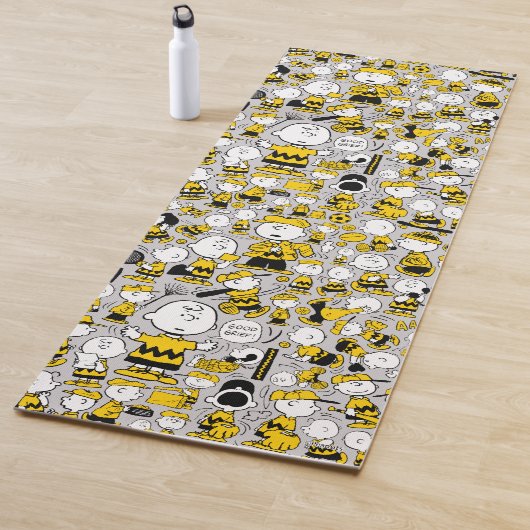 Ich bin Charlie Brown Pattern Yogamatte (Beispiel)