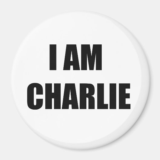 ICH BIN CHARLIE MAGNET (Vorne)