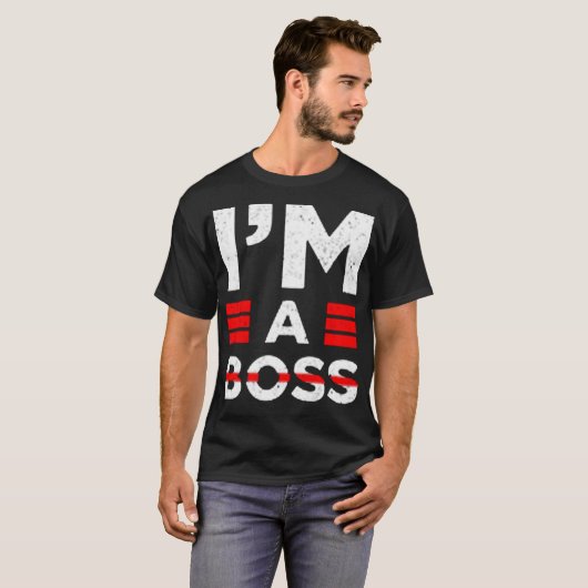 Ich bin Chef T-Shirt (Vorne ganz)