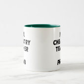 ICH BIN CHEMISTRIELEHRER UND STOLZ ZWEIFARBIGE TASSE (Mittel)