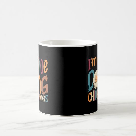 Ich bin Chloe tun Chloe Dinge Groovy Retro Chloe Kaffeetasse (Mittel)