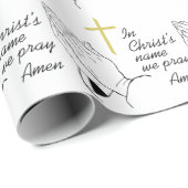 Ich bin Christi Geschenkpapier (Rolleneckpunkt)