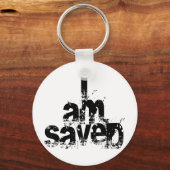 ICH BIN Christlich Gerettet Schlüsselanhänger (Vorderseite)