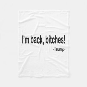 Ich bin Ck Es Funny Trump 2024 Sarcastic Sprichwor Fleecedecke