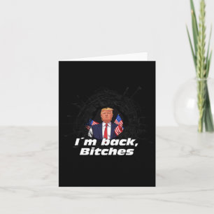 Ich bin Ck Trump 2024 Patriotic Take America Ck El Karte