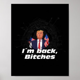Ich bin Ck Trump 2024 Patriotic Take America Ck El Poster