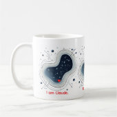 Ich bin Claude. Nerd-Geschenktasse Kaffeetasse (Links)
