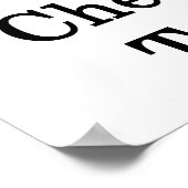 Ich bin clever witzig und ein großartiger Chemiele Poster (Ecke)