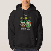 Ich bin Coconuts über dich unisex Hoodie (Vorderseite)