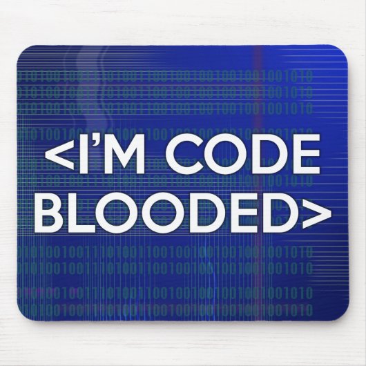 ICH BIN CODE-SÜCHTIG MOUSEPAD (Vorne)