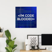 ICH BIN CODE-SÜCHTIG POSTER (Heimbüro)