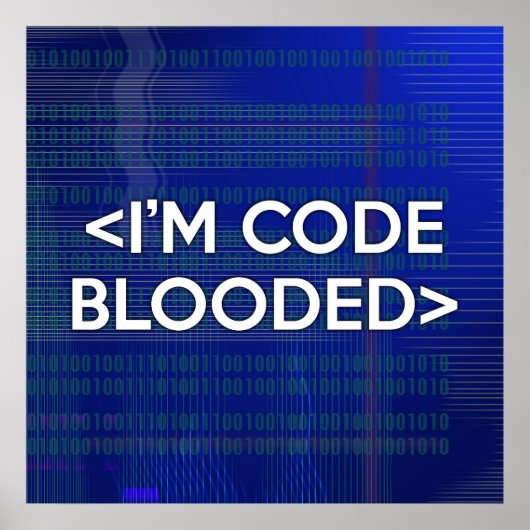 ICH BIN CODE-SÜCHTIG POSTER (Vorne)