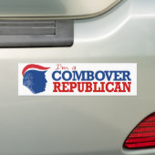 Ich bin Combover-Republikaner - -.png Autoaufkleber (Auf Auto)