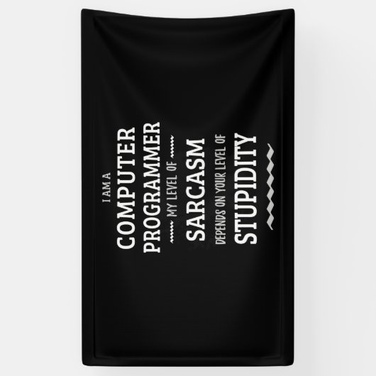 Ich bin Computerprogrammiererin Banner (Vertikal)