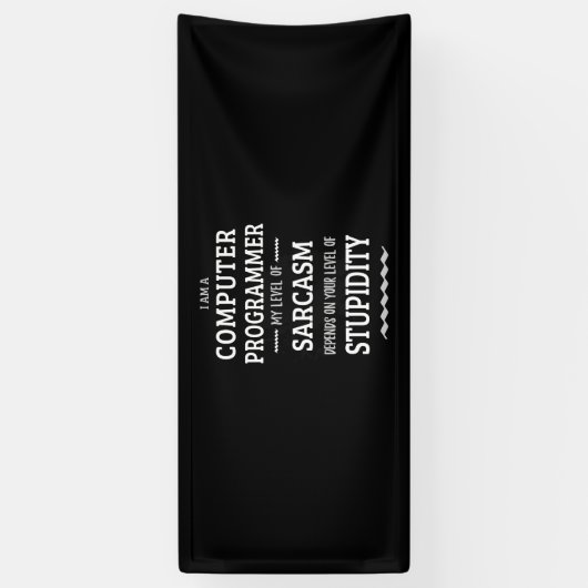 Ich bin Computerprogrammiererin Banner (Vertikal)