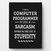 Ich bin Computerprogrammiererin Fotoplatte (Vorderseite)