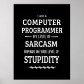 Ich bin Computerprogrammiererin Poster (Vorne)