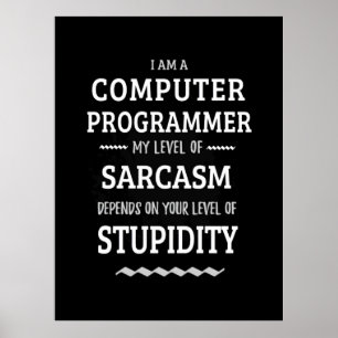 Ich bin Computerprogrammiererin Poster